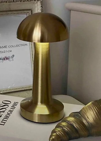 Zara Home Altın Renkli Masa Lambası
