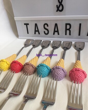 Emsan #cupcakelikaşık #kaşıkçatalbıçak