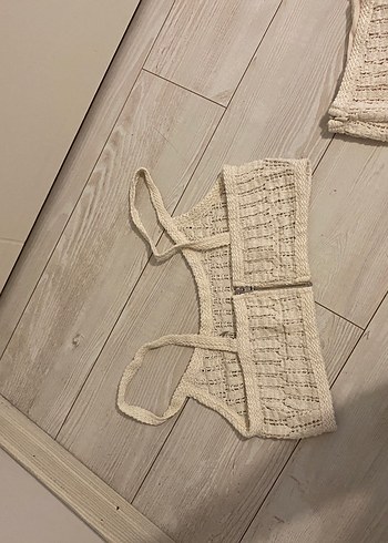 Zara Bej Örgü Takım
