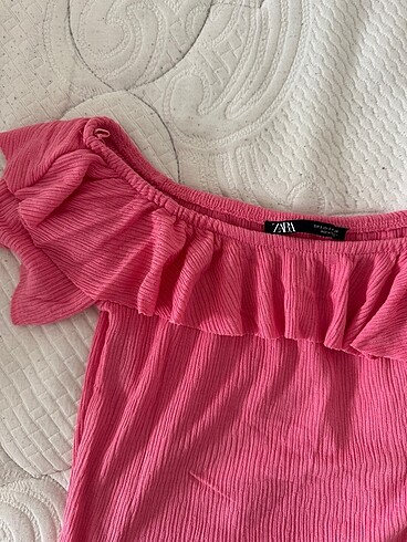 Zara pembe bluz