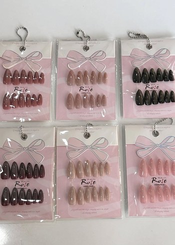 Pastel Tonlarda Bej Takma Tırnak Seti - Görsel 2