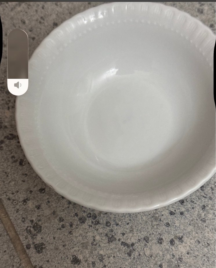 Beyaz Gri Kenarlı Tabak - Görsel 3