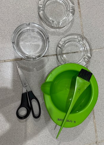 Şeffaf Cam Küllük Seti - Görsel 3