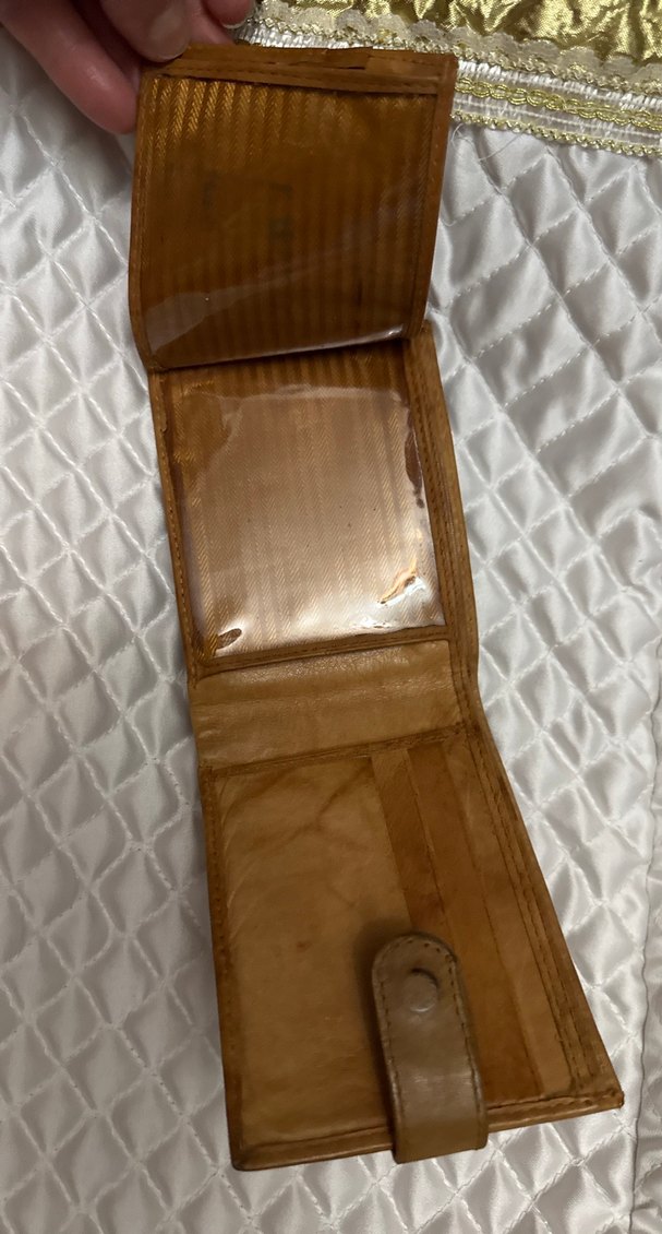 Bej Erkek Deri Cüzdan - Görsel 3