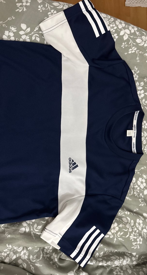 Erkek Lacivert Adidas Spor Tişörtü - Görsel 2