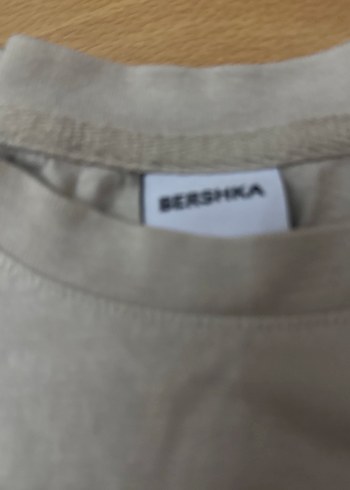 Bej Erkek Oversize Kısa Kollu Tişört - Görsel 3