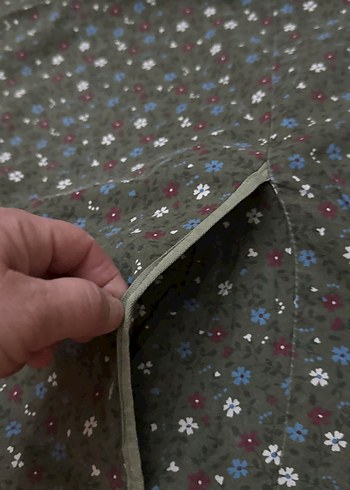 Düğmeli Yeşil gömlek - Görsel 6