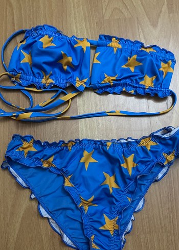 Mavi Çiçekli mayo ve bikiniler - Görsel 3