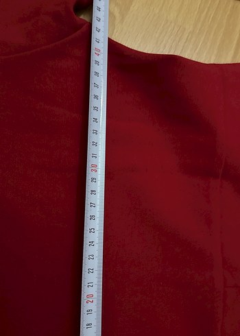 Kırmızı elbise ve ince mont - Görsel 4