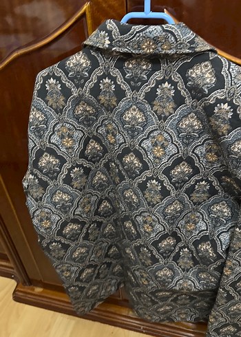 Vintage Desenli Kahverengi Uzun Kollu Erkek Gömlek - Görsel 4