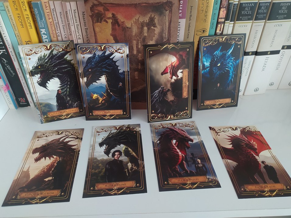 Dördüncü Kanat karakter kartları ve harita. - Görsel 2