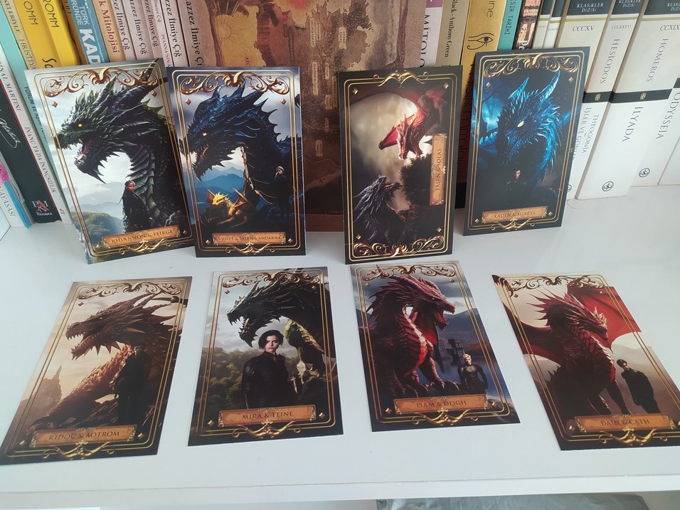 Dördüncü Kanat karakter kartları ve harita. - Görsel 3