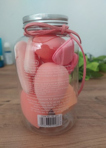 Makyaj Süngeri Seti (kavanozu) - Görsel 5