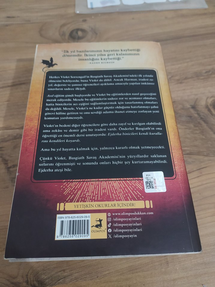 Demir Alev - Rebecca Yarros - Görsel 4