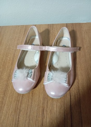 Pembe Tokalı Kız Çocuk Babet ve elbise - Görsel 8