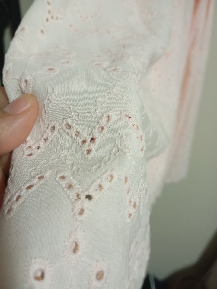 Pembe Tokalı Kız Çocuk Babet ve elbise - Görsel 4