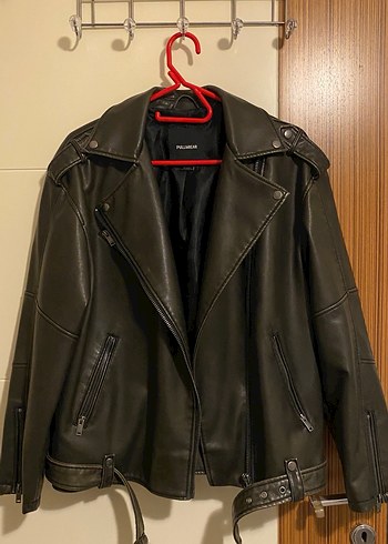 Kadın Deri Biker Ceket