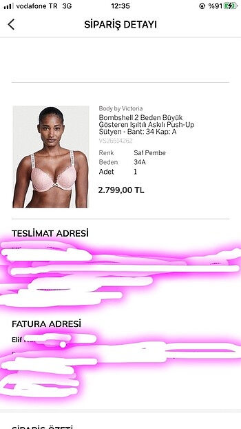 Victoria s secret sütyen