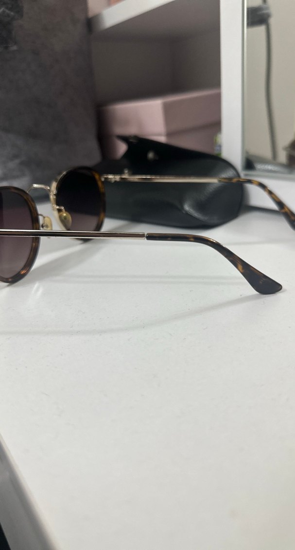 Kahverengi Tokalı Kadın Güneş Gözlüğü - Görsel 3