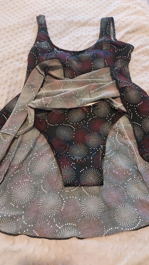 Payetli Çok Renkli Bohem Kadın Mayo - Görsel 3