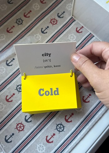 Redhouse 100 Basic English Words Kartları - Görsel 3