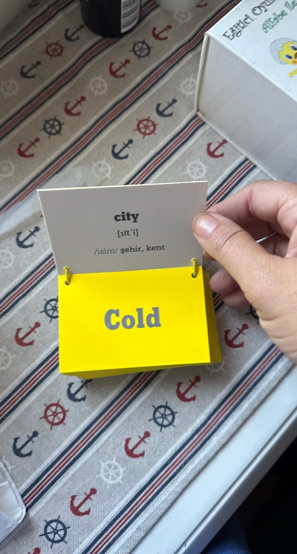 Redhouse 100 Basic English Words Kartları - Görsel 3