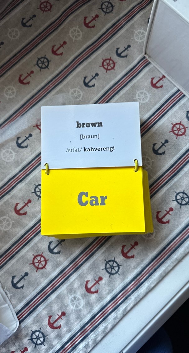 Redhouse 100 Basic English Words Kartları - Görsel 2