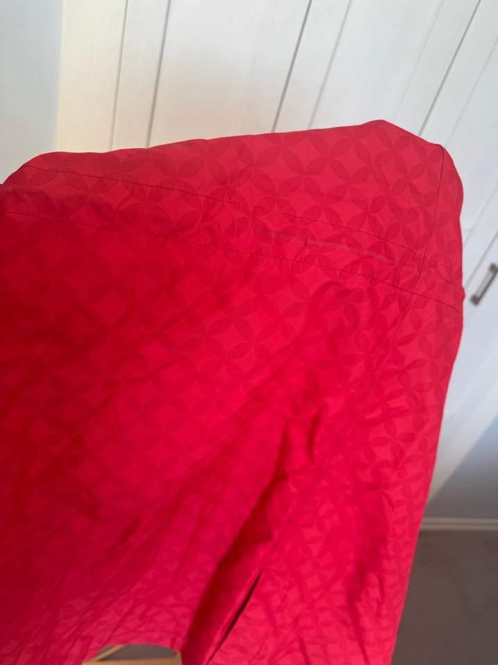 Tchibo yağmurluk rüzgarlık Düğmeli Kırmızı - Görsel 5