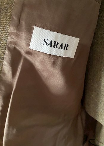 Sarar Kahverengi Vintage Erkek Takım Elbise 3 lü takim