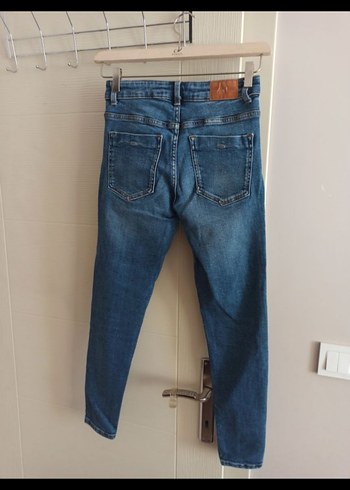 s Beden kot pantolon Jeans zara S /26 bel 36 boy 90 tok bir kumaş