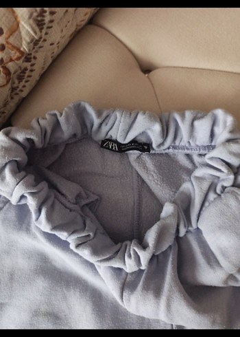 zara eşofman altı lila  yumuşak kışlık ince değil S beden - Görsel 2