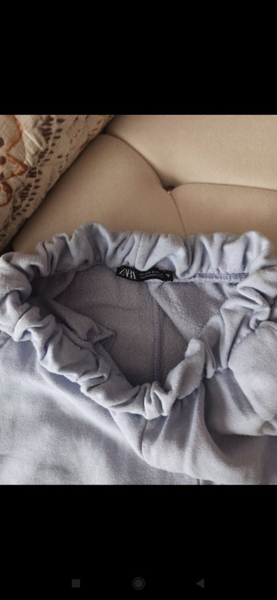 zara eşofman altı lila  yumuşak kışlık ince değil S beden - Görsel 2