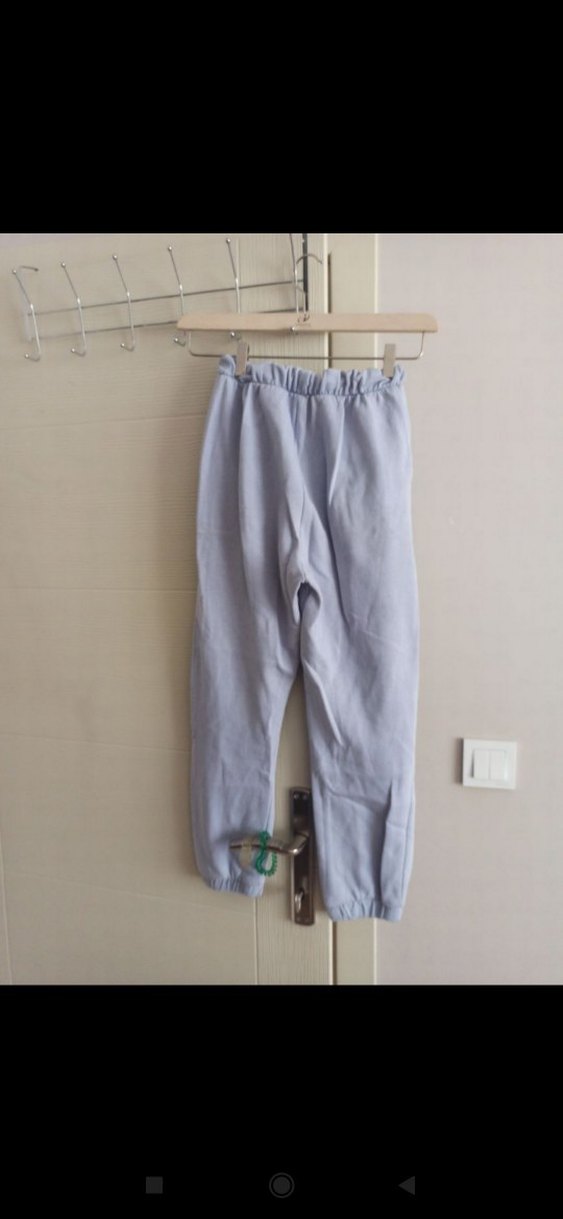 zara eşofman altı lila  yumuşak kışlık ince değil S beden - Görsel 3