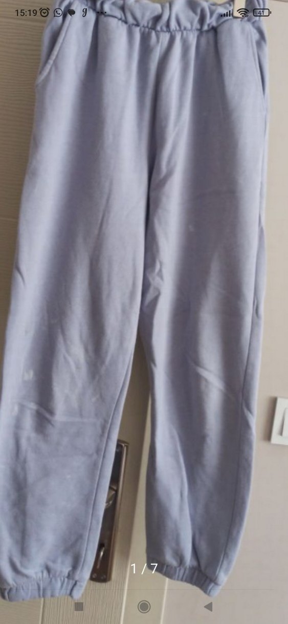 zara eşofman altı lila  yumuşak kışlık ince değil S beden - Görsel 5