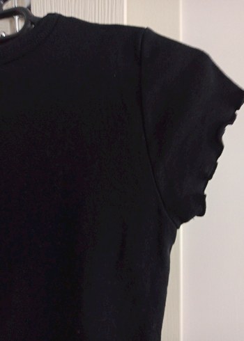 t-shirt bluz snow basıc L siyah - Görsel 3