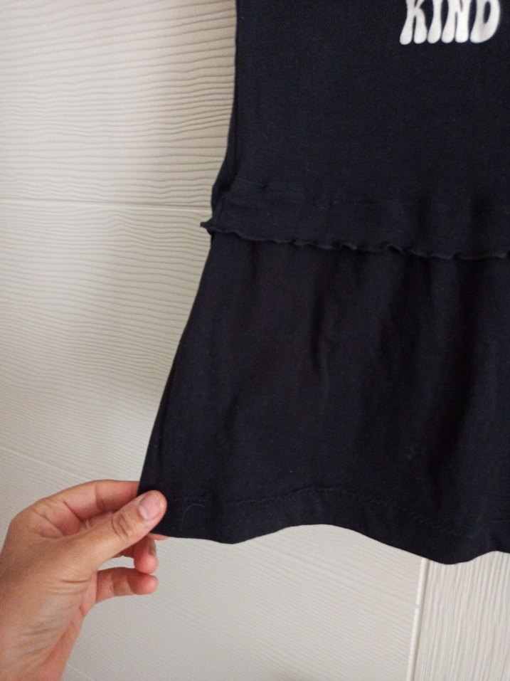 t-shirt bluz  snow basıc L siyah - Görsel 5