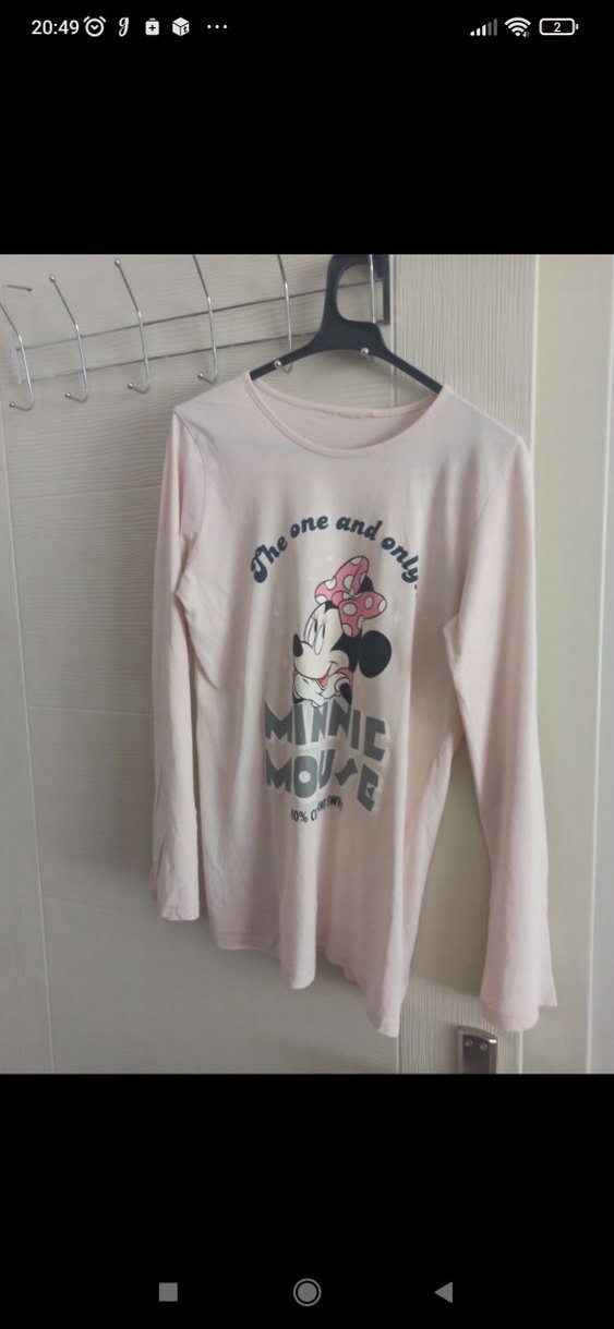 bady bluz , bady t-shirt Önünde Minnie Mouse  13-14 yaş LCW - Görsel 2