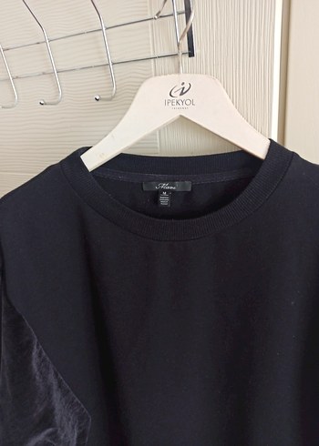 sweatshirt bluz kazak mavi M beden  iki koltuk arası ölçüleri - Görsel 4