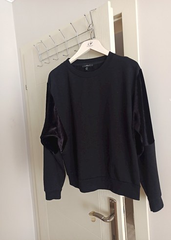 sweatshirt bluz kazak mavi M beden  iki koltuk arası ölçüleri - Görsel 3