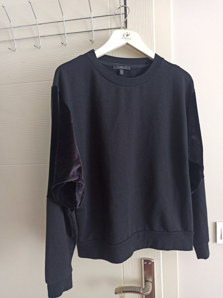 sweatshirt bluz kazak mavi M beden  iki koltuk arası ölçüleri - Görsel 2