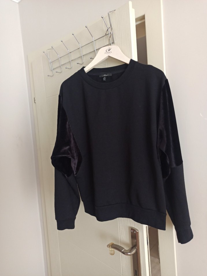 sweatshirt bluz kazak mavi M beden  iki koltuk arası ölçüleri - Görsel 3