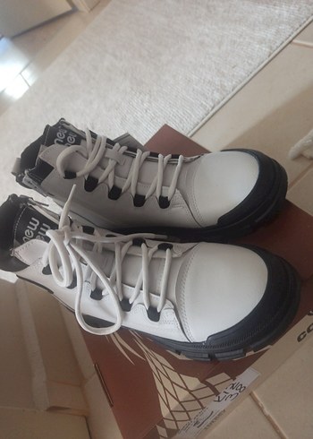 bot çizme Compax 38 numara beyaz siyah Beyaz kiz Outdoor Bot - Görsel 5