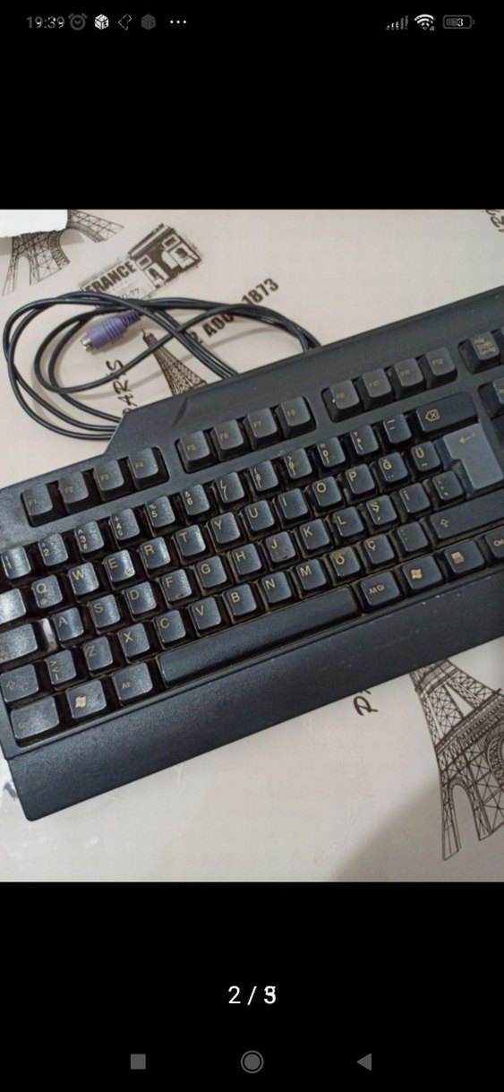 IBM Siyah Kablolu Klavye - Görsel 2