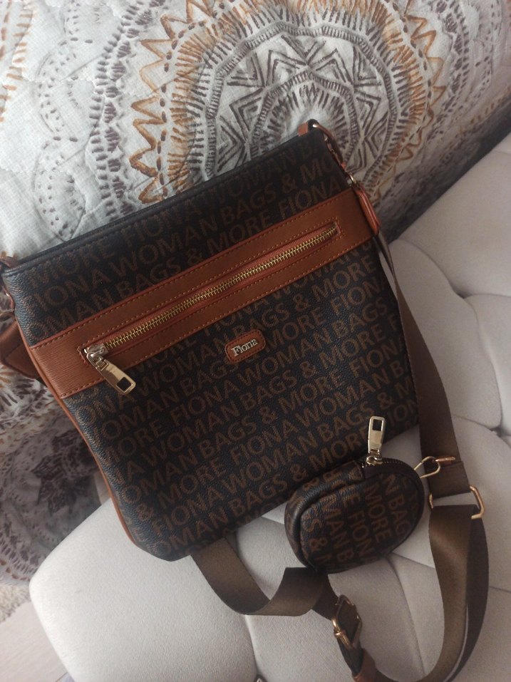 çanta askılı deri woman bağış Fiona Kahverengi Deri - Görsel 5