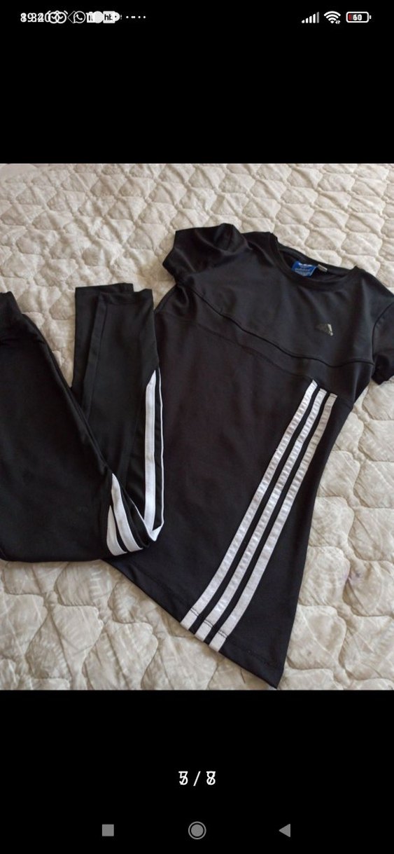 Adidas Siyah Kadın Spor Takım - Görsel 5