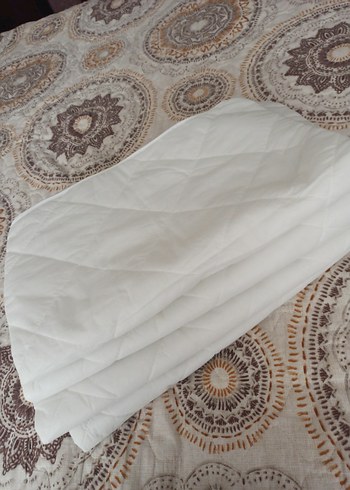 yastık kılıfı içi elyaflı kalın kumaş Kapitoneli Yastık Koruyucu - Görsel 3