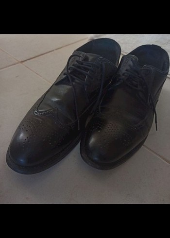 ayakkabı klasik deri ayakkabı sarar 43 sorunsuzSiyah Klasik - Görsel 2