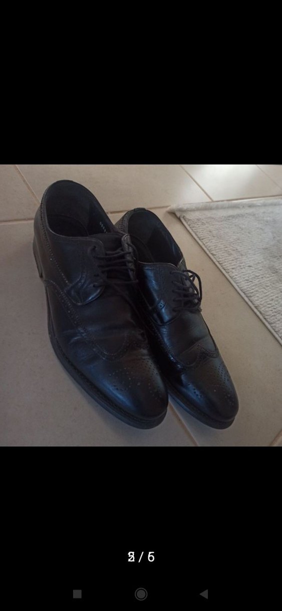 ayakkabı klasik deri ayakkabı sarar 43 sorunsuzSiyah Klasik - Görsel 5
