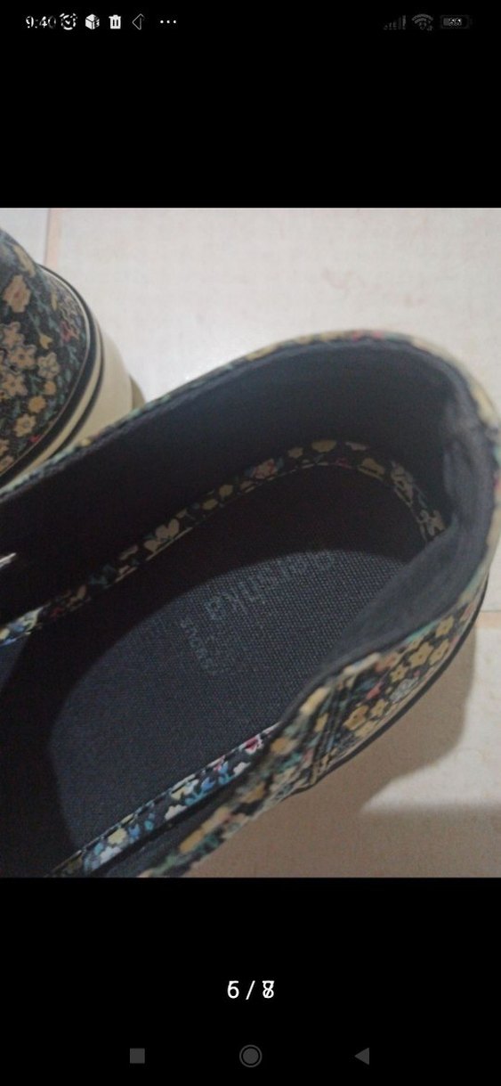 Bershka ayakkabı çiçekli 38 giyilmiştir şu anda da kullanım - Görsel 5