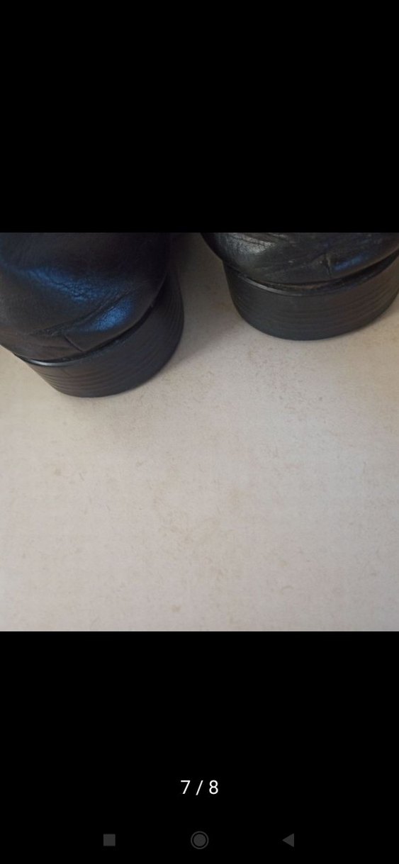 Siyah Deri Klasik Erkek Ayakkabı - Görsel 4